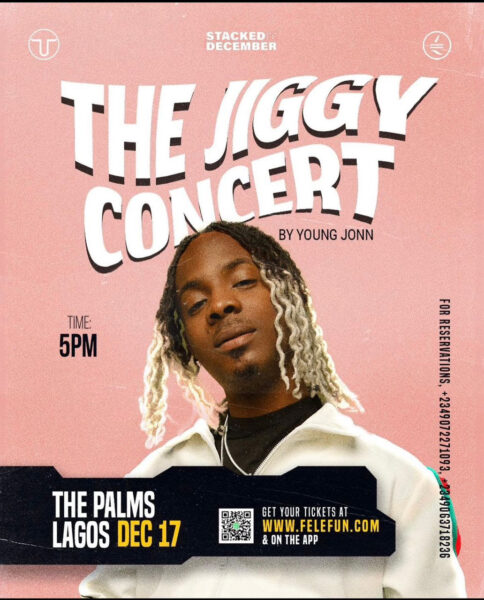 Young Jonn Announces Headline Concert - The Jiggy Concert