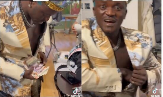 Akoi Grace! Moment Portable Showed The Pounds Skepta Gave Him