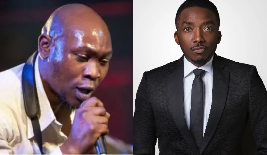 Seun Kuti reacts to Bovi's skit about him while mocking AY