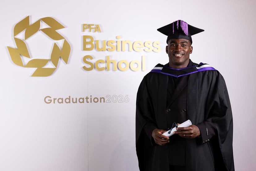 Taiwo Awoniyi graduates from PFA Business School